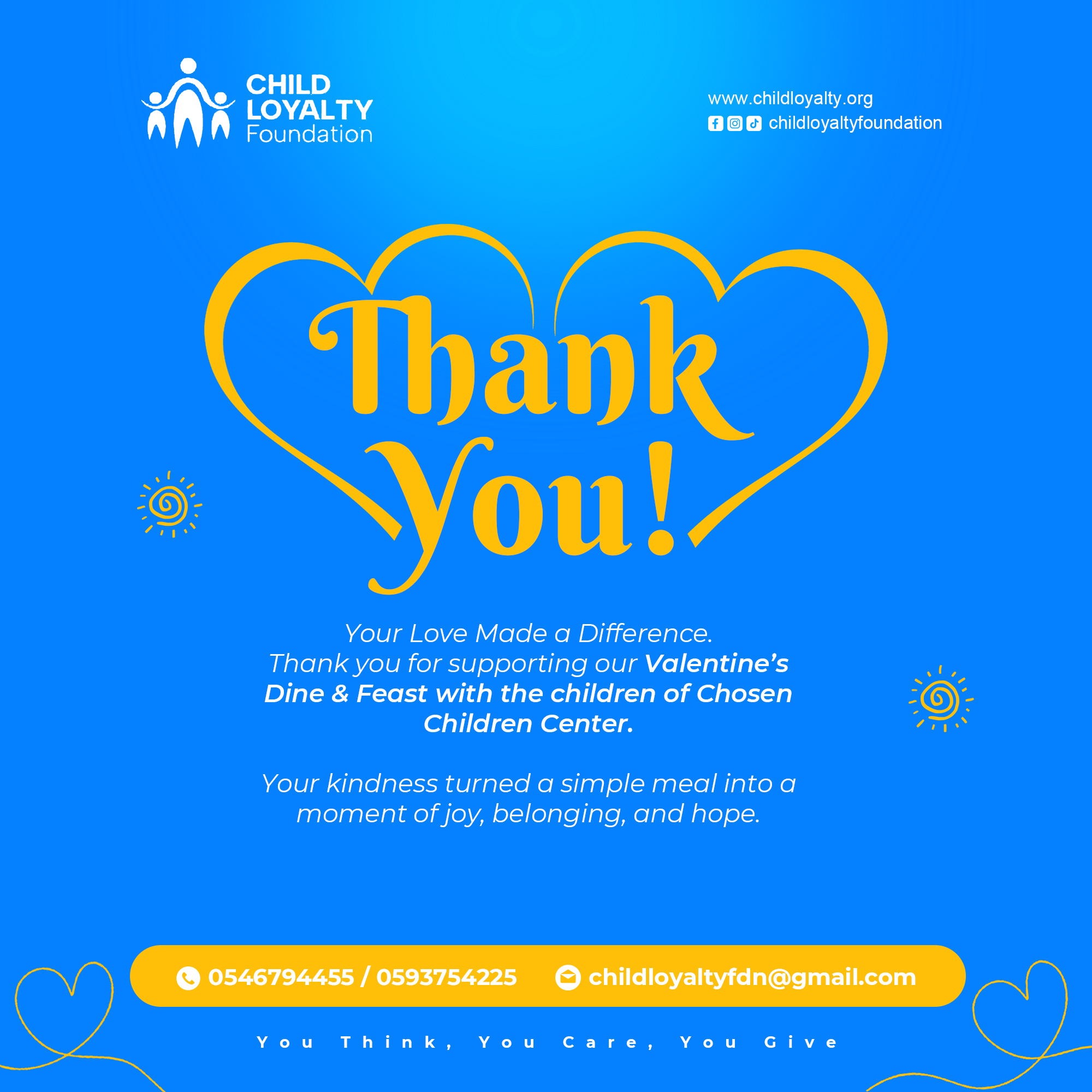Child Loyalty — Thank You